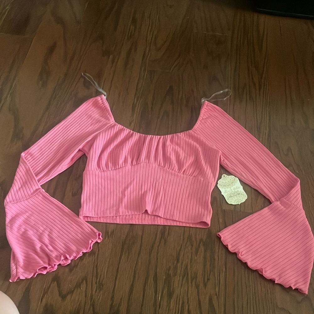 NEW WITH TAGS altard state hot pink long sleeve